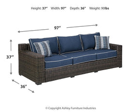 Grasson Lane Sofa with Cushion Half Price Furniture