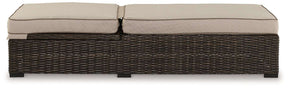 Coastline Bay Outdoor Chaise Lounge with Cushion - Outdoor Seating - Half Price Furniture