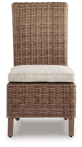 Beachcroft Outdoor Side Chair with Cushion (Set of 2) - Outdoor Dining Chair - Half Price Furniture