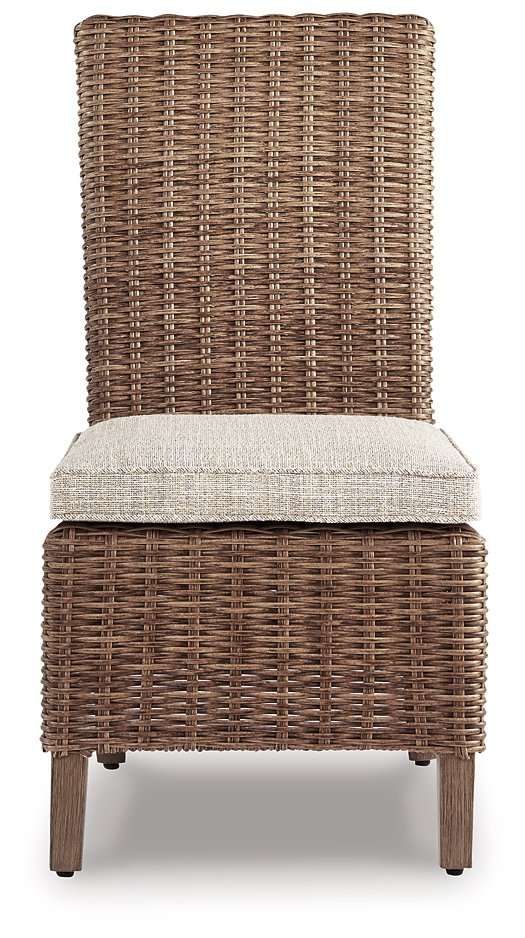 Beachcroft Outdoor Side Chair with Cushion (Set of 2) - Outdoor Dining Chair - Half Price Furniture