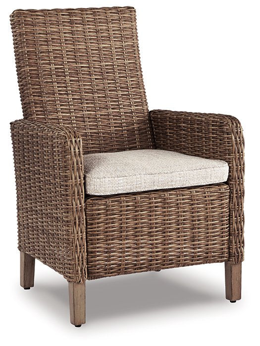Beachcroft Arm Chair with Cushion (Set of 2)  Half Price Furniture