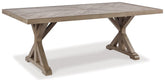 Beachcroft Dining Table with Umbrella Option Half Price Furniture