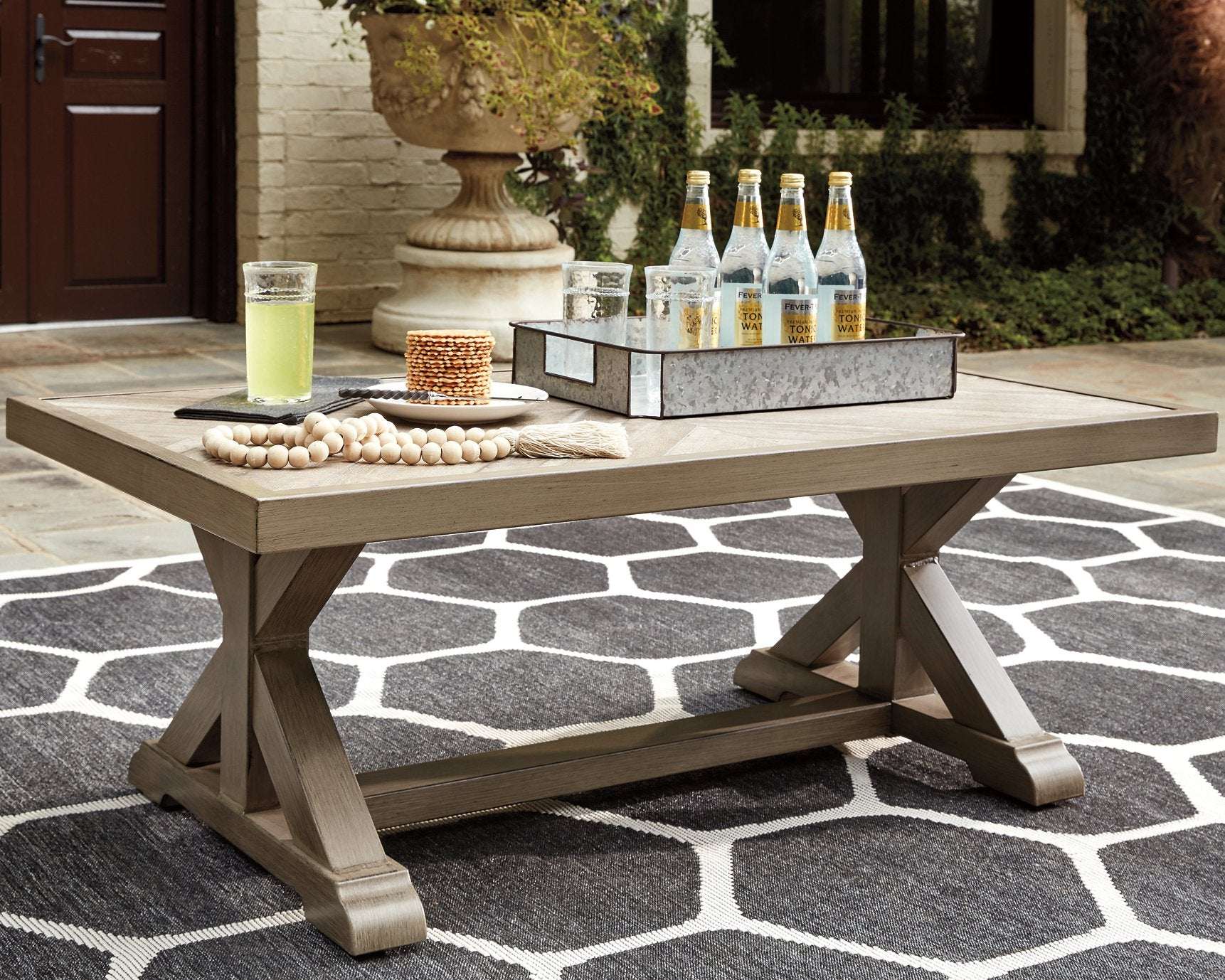 Beachcroft Outdoor Conversation Set - Outdoor Seating Set - Half Price Furniture