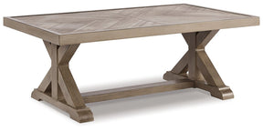 Beachcroft Beachcroft Nuvella Sofa with Coffee and End Table - Outdoor Table Set - Half Price Furniture
