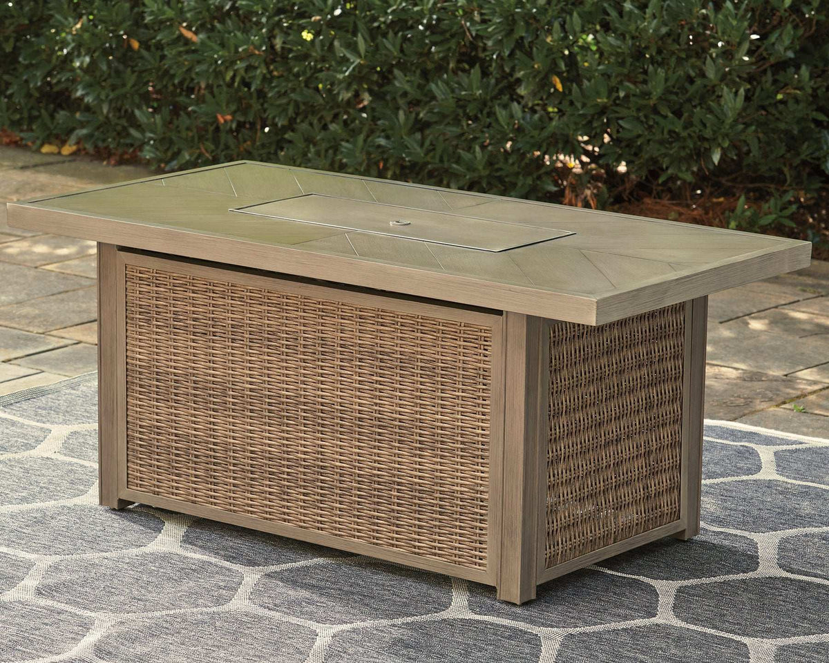 Beachcroft Outdoor Fire Pit Table - Outdoor Fire Pit Table - Half Price Furniture