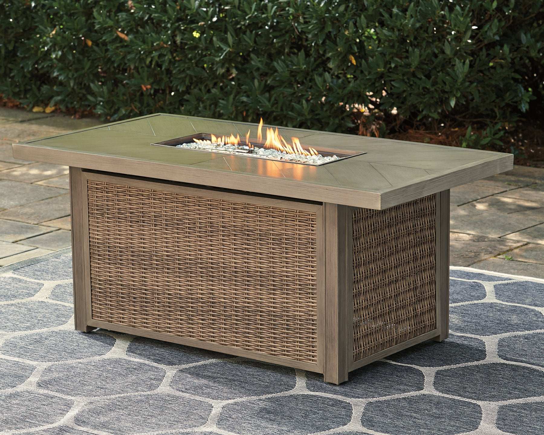 Beachcroft Outdoor Fire Pit Table - Outdoor Fire Pit Table - Half Price Furniture