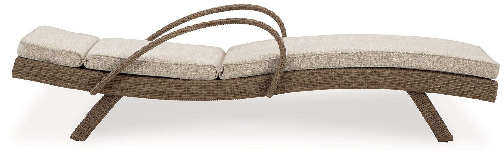 Beachcroft Outdoor Chaise Lounge with Cushion - Outdoor Seating - Half Price Furniture