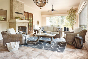 Beachcroft Outdoor Conversation Set - Outdoor Seating Set - Half Price Furniture