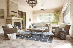 Beachcroft Outdoor Conversation Set - Outdoor Seating Set - Half Price Furniture