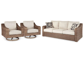 Beachcroft Outdoor Seating Set - Outdoor Seating Set - Half Price Furniture