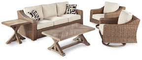 Beachcroft Outdoor Conversation Set - Half Price Furniture