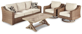 Beachcroft Outdoor Conversation Set - Half Price Furniture