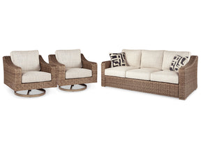 Beachcroft Outdoor Seating Set - Outdoor Seating Set - Half Price Furniture