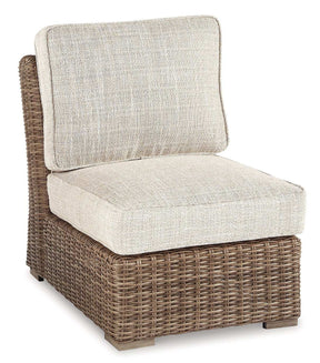 Beachcroft Outdoor Sofa, Lounge Chairs and Fire Pit Half Price Furniture