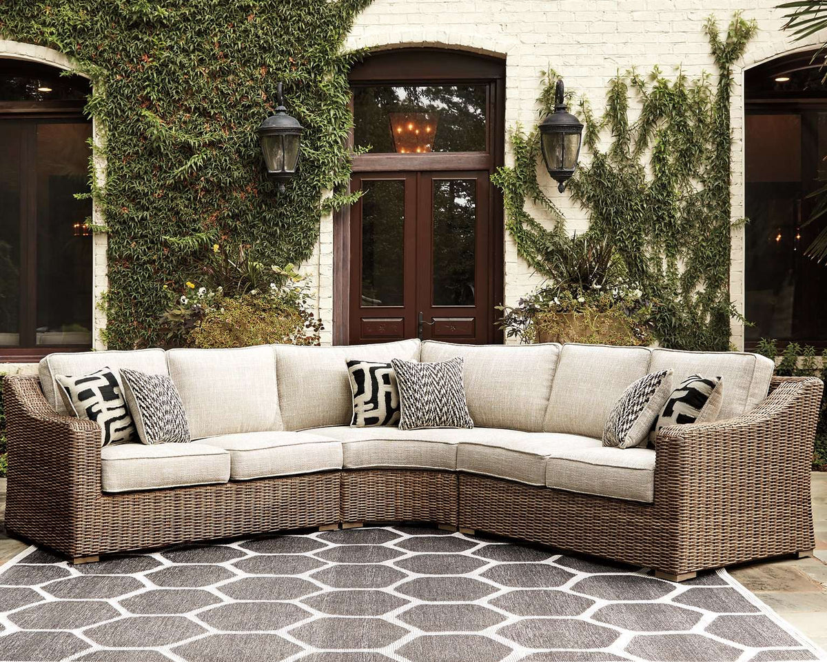 Beachcroft Outdoor Seating Set - Outdoor Seating - Half Price Furniture