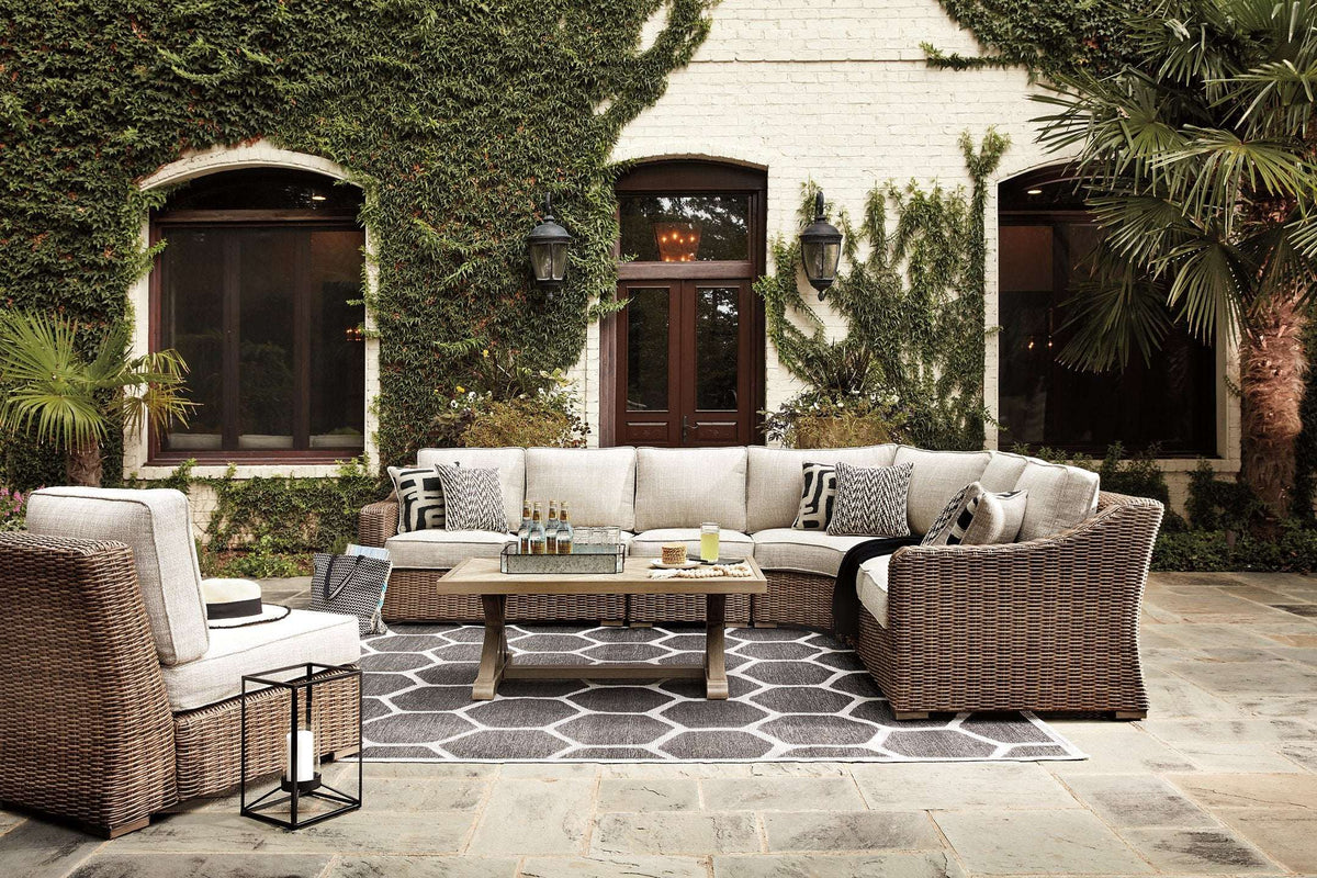 Beachcroft Outdoor Seating Set - Outdoor Seating Set - Half Price Furniture