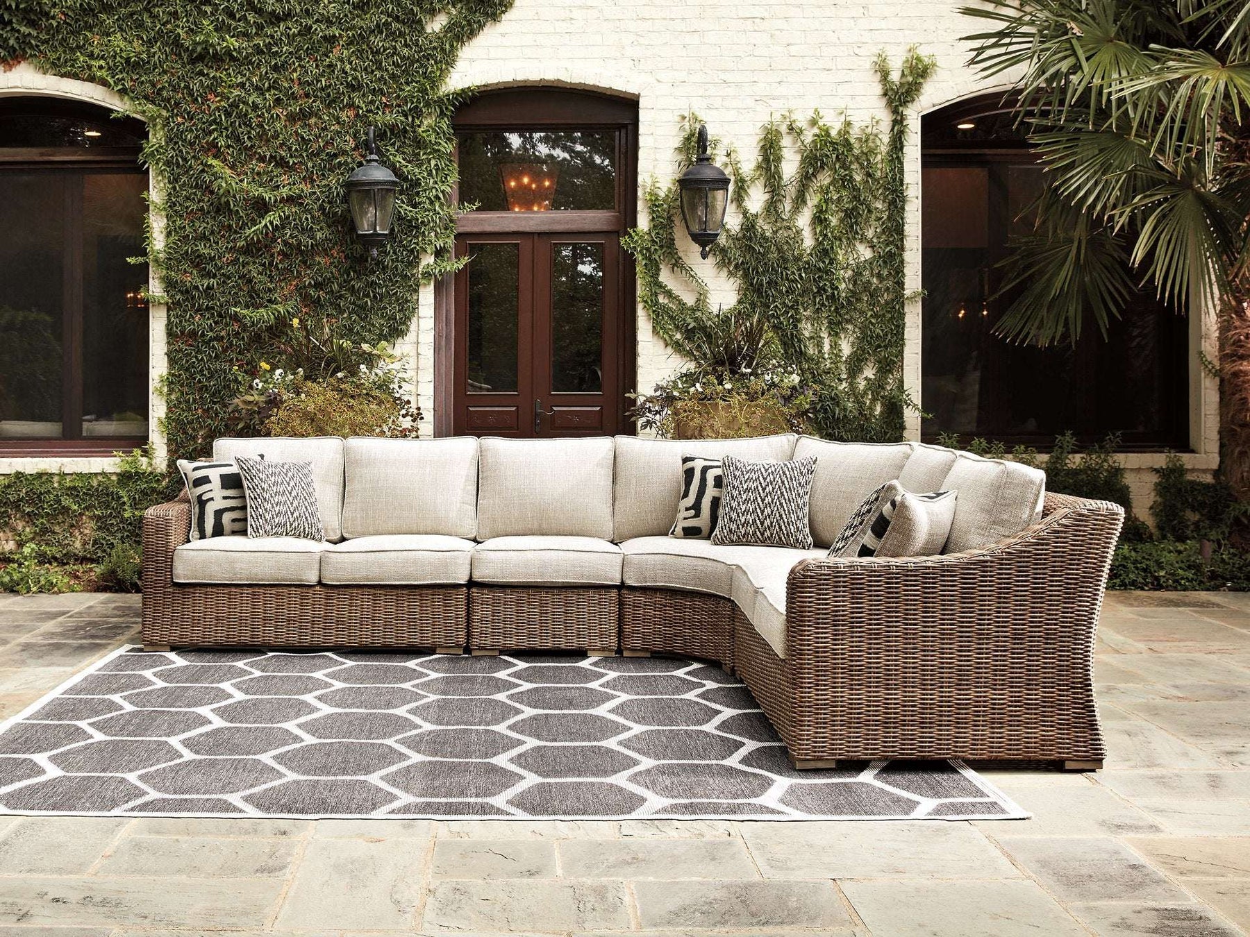 Beachcroft Outdoor Seating Set - Outdoor Seating - Half Price Furniture