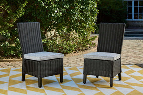 Beachcroft Outdoor Side Chair with Cushion (Set of 2) - Outdoor Dining Chair - Half Price Furniture