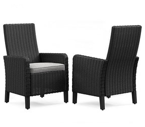 Beachcroft Outdoor Arm Chair with Cushion (Set of 2) - Outdoor Dining Chair - Half Price Furniture