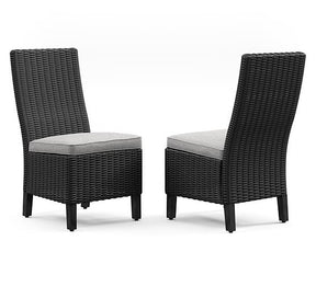 Beachcroft Outdoor Side Chair with Cushion (Set of 2) - Outdoor Dining Chair - Half Price Furniture