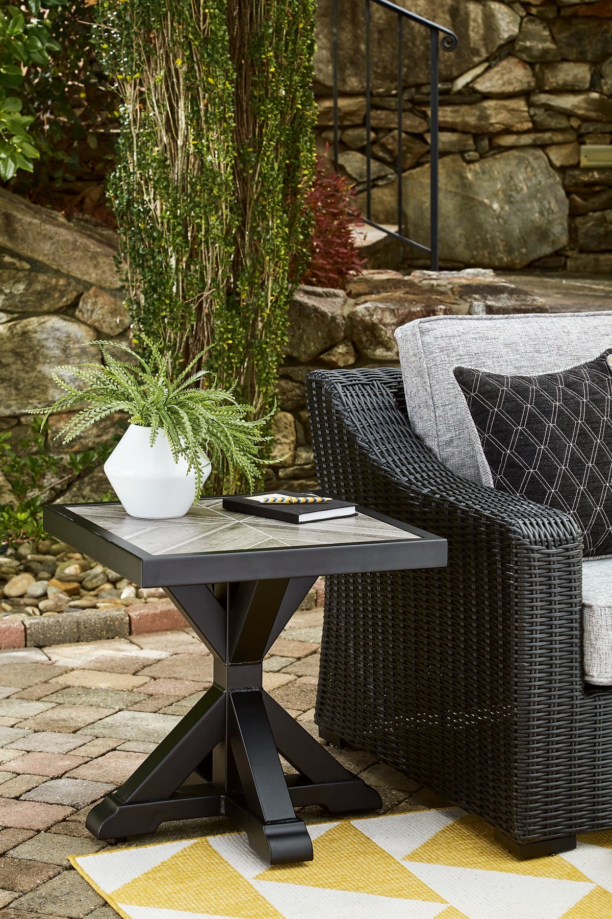 Beachcroft Outdoor End Table  Half Price Furniture