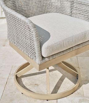 Seton Creek Outdoor Swivel Dining Chair (Set of 2) - Half Price Furniture