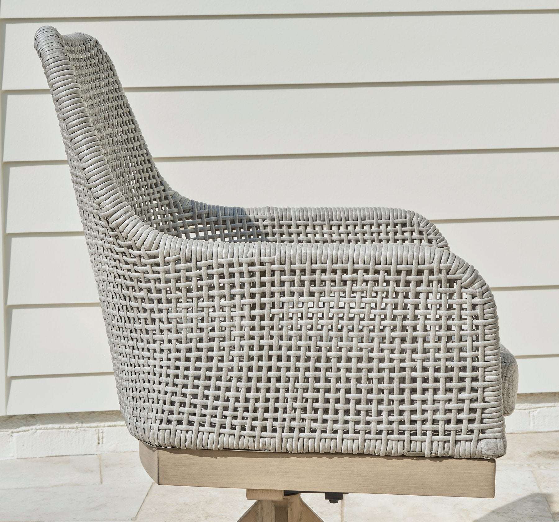 Seton Creek Outdoor Swivel Dining Chair (Set of 2) - Half Price Furniture