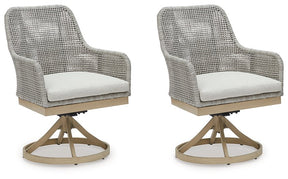 Seton Creek Outdoor Swivel Dining Chair (Set of 2) - Half Price Furniture