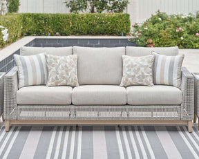 Seton Creek Outdoor Upholstery Set Half Price Furniture