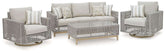 Seton Creek Outdoor Upholstery Set Half Price Furniture
