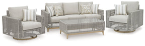 Seton Creek Outdoor Upholstery Set Half Price Furniture