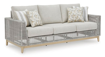 Seton Creek Outdoor Sofa with Cushion - Half Price Furniture