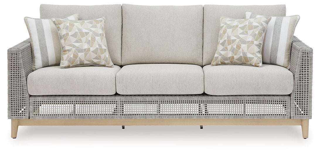 Seton Creek Outdoor Sofa with Cushion - Half Price Furniture