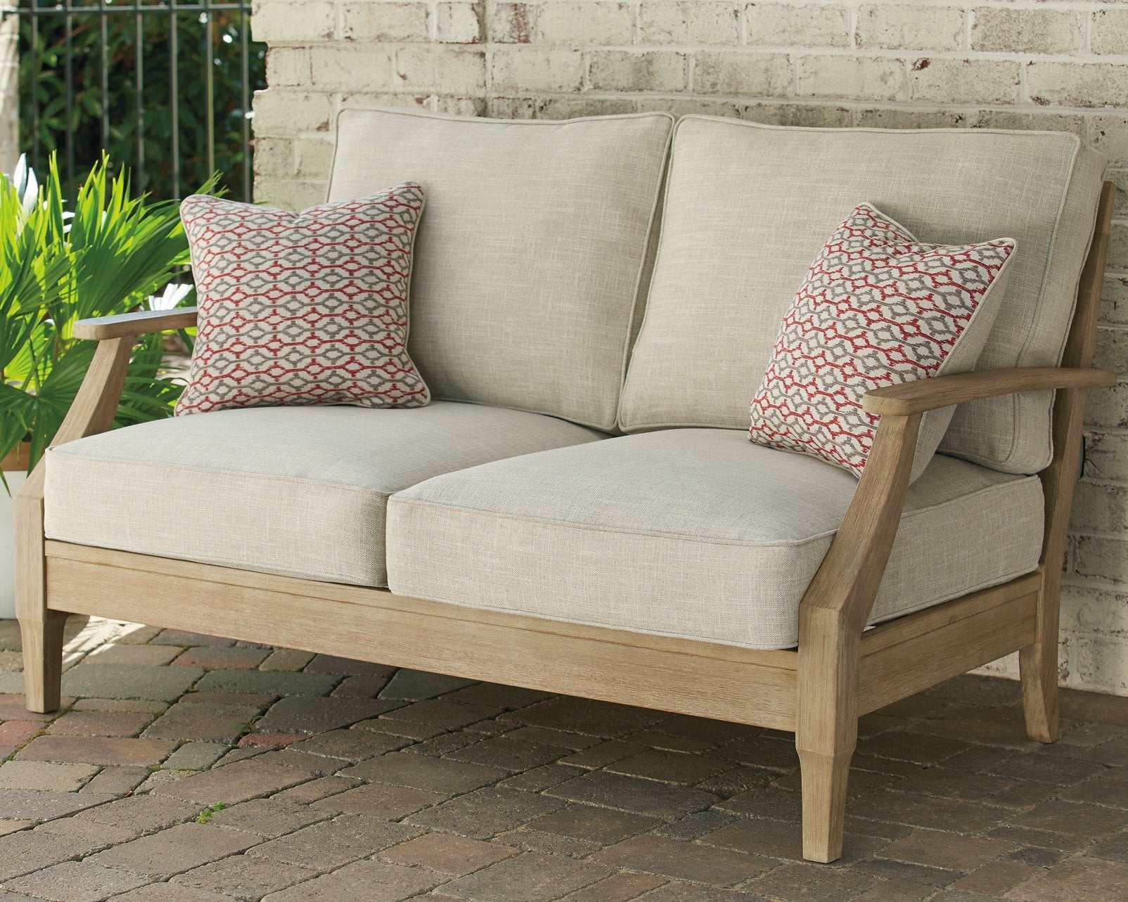 Clare View Loveseat with Cushion - Outdoor Seating - Half Price Furniture