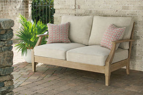 Clare View Loveseat with Cushion - Outdoor Seating - Half Price Furniture