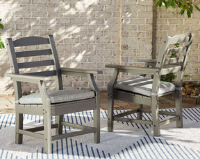 Visola Arm Chair with Cushion (Set of 2) - Half Price Furniture