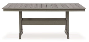 Visola Outdoor Dining Table with 6 Chairs Half Price Furniture