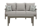 Visola Outdoor Sofa and Coffee Table Half Price Furniture