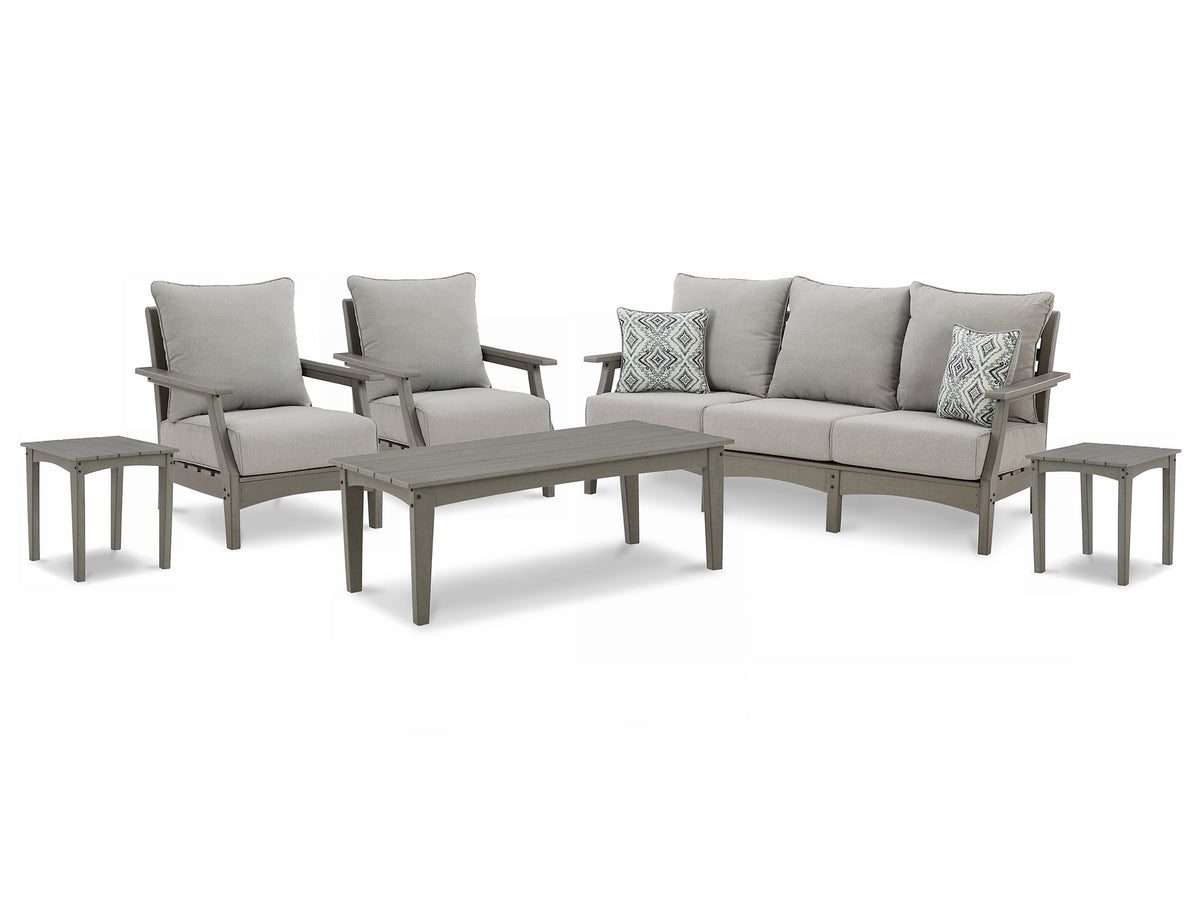 Visola 6-Piece Outdoor Package - Las Vegas Furniture Stores