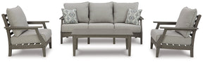 Visola Outdoor Sofa Conversation Set Half Price Furniture