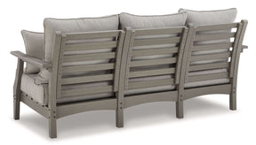 Visola Outdoor Sofa and Loveseat with Coffee Table Half Price Furniture
