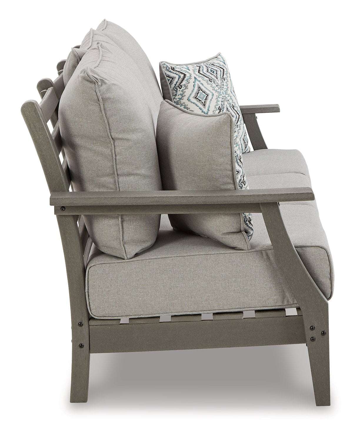 Visola Outdoor Sofa and Loveseat Set Half Price Furniture