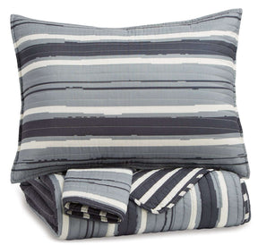 Merlin 3-Piece Coverlet Set Half Price Furniture