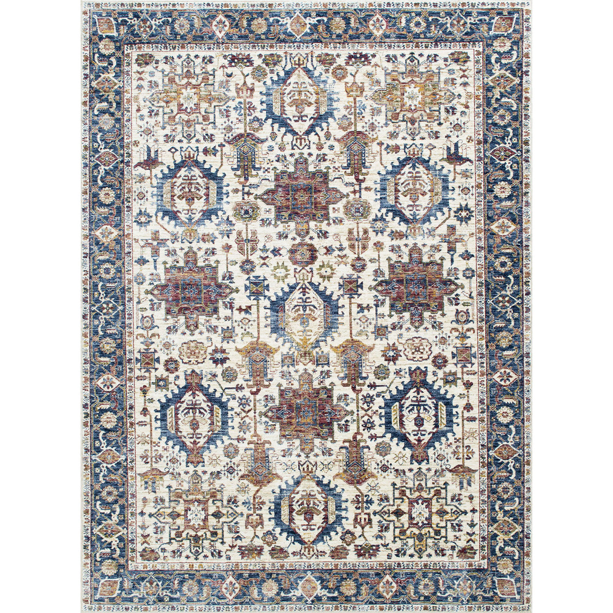 Payas Multi 5' X 7' Area Rug Payas Multi 5' X 7' Area Rug Half Price Furniture