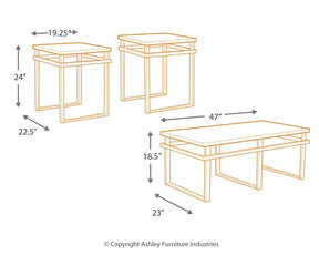 Laney Table (Set of 3) - Half Price Furniture