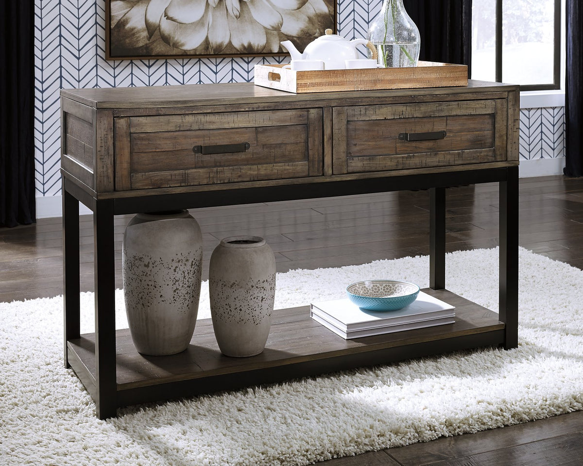 Johurst Sofa/Console Table  Half Price Furniture