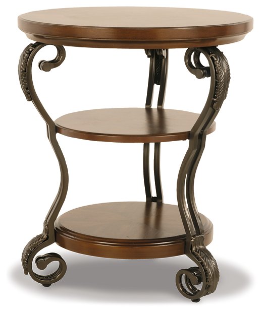 Nestor Chairside End Table  Las Vegas Furniture Stores