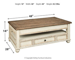 Realyn Coffee Table with Lift Top - Half Price Furniture