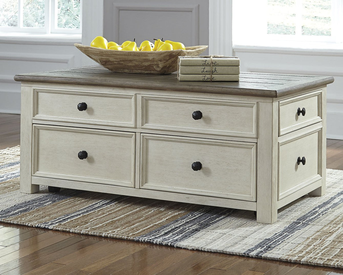 Bolanburg Coffee Table with Lift Top - Cocktail Table Lift - Half Price Furniture