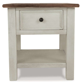Bolanburg Chairside End Table with USB Ports & Outlets Half Price Furniture